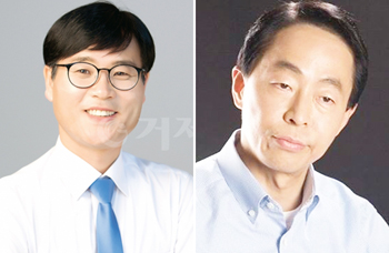 변광용 거제시장(사진 왼쪽)과 김현철 (사)김영삼민주센터 상임이사