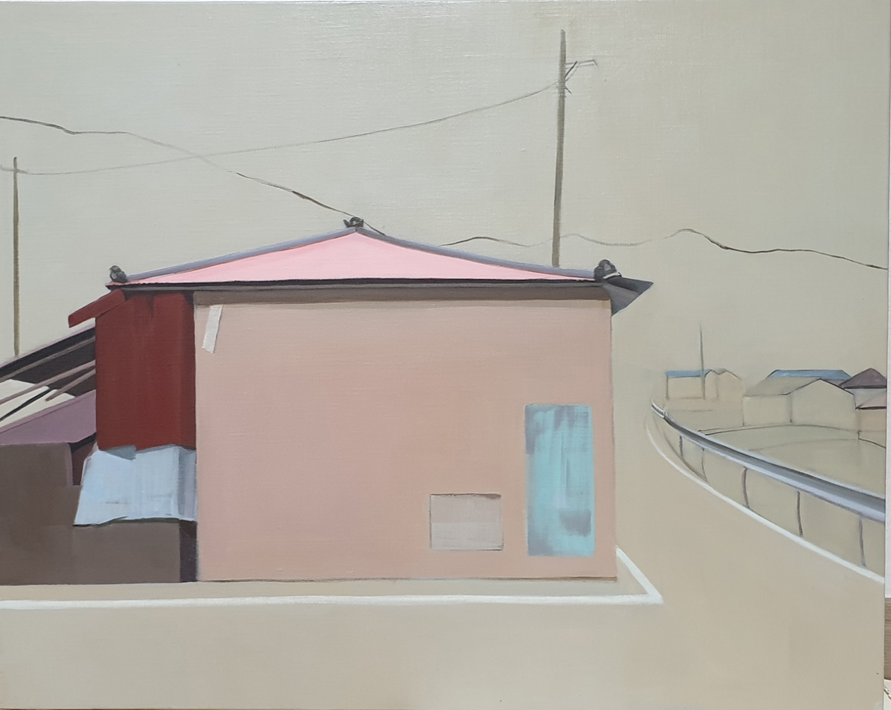 조창희, 둔덕, 90.9x72.7cm, Oil on canvas, 2020