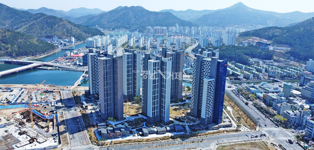 거제 옥포동 일대