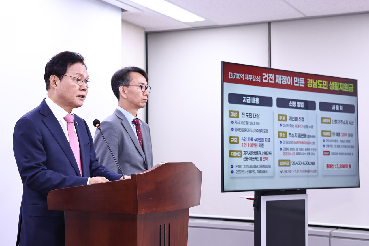 경남 도민생활지원금 신청 방법 및 지급 시기 확인