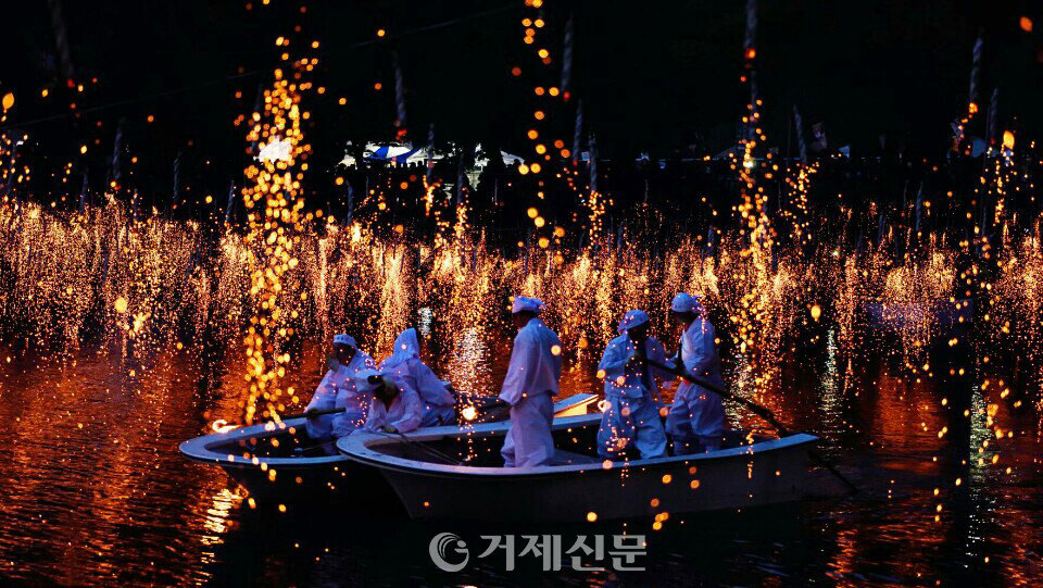 함안 낙화놀이. @경남도 제공